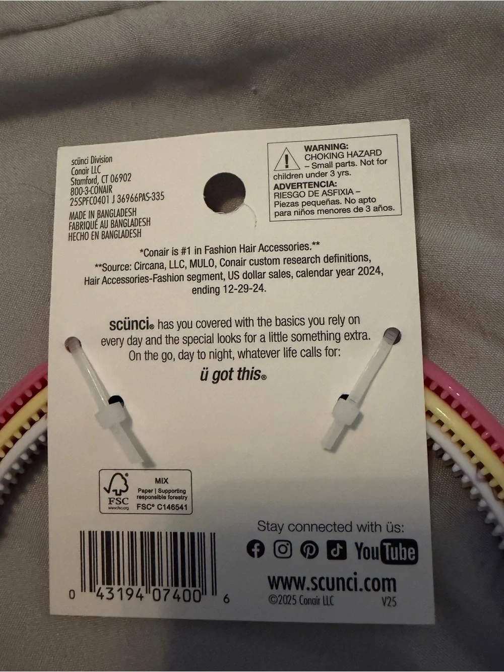 2 for $6 NWT Scunci Headbands - 3 pack